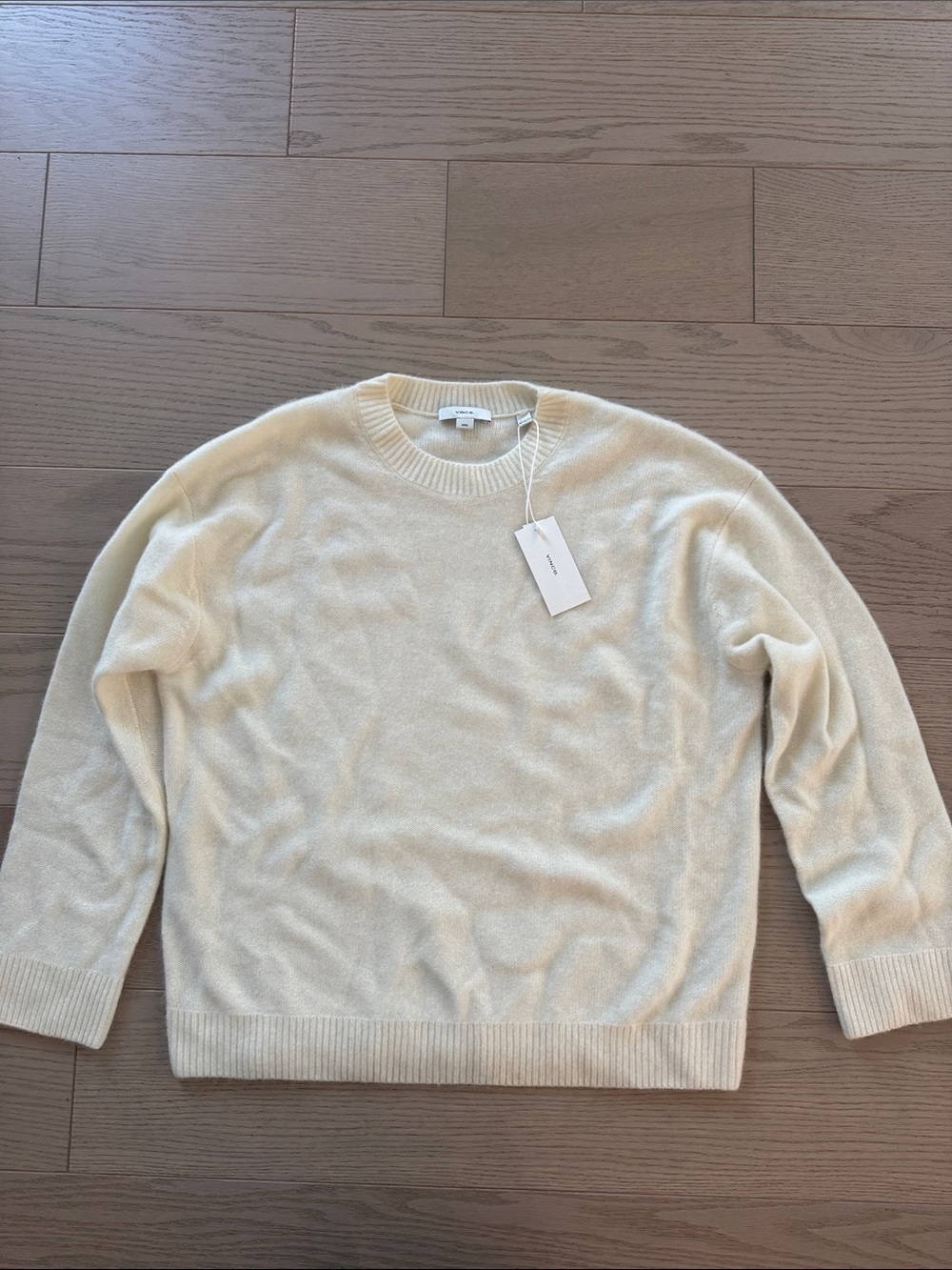 Vince Cream Crewneck Sweater